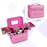 Cosmetic Bridal Make Up Box Trousseau Box (630) HOTPINK